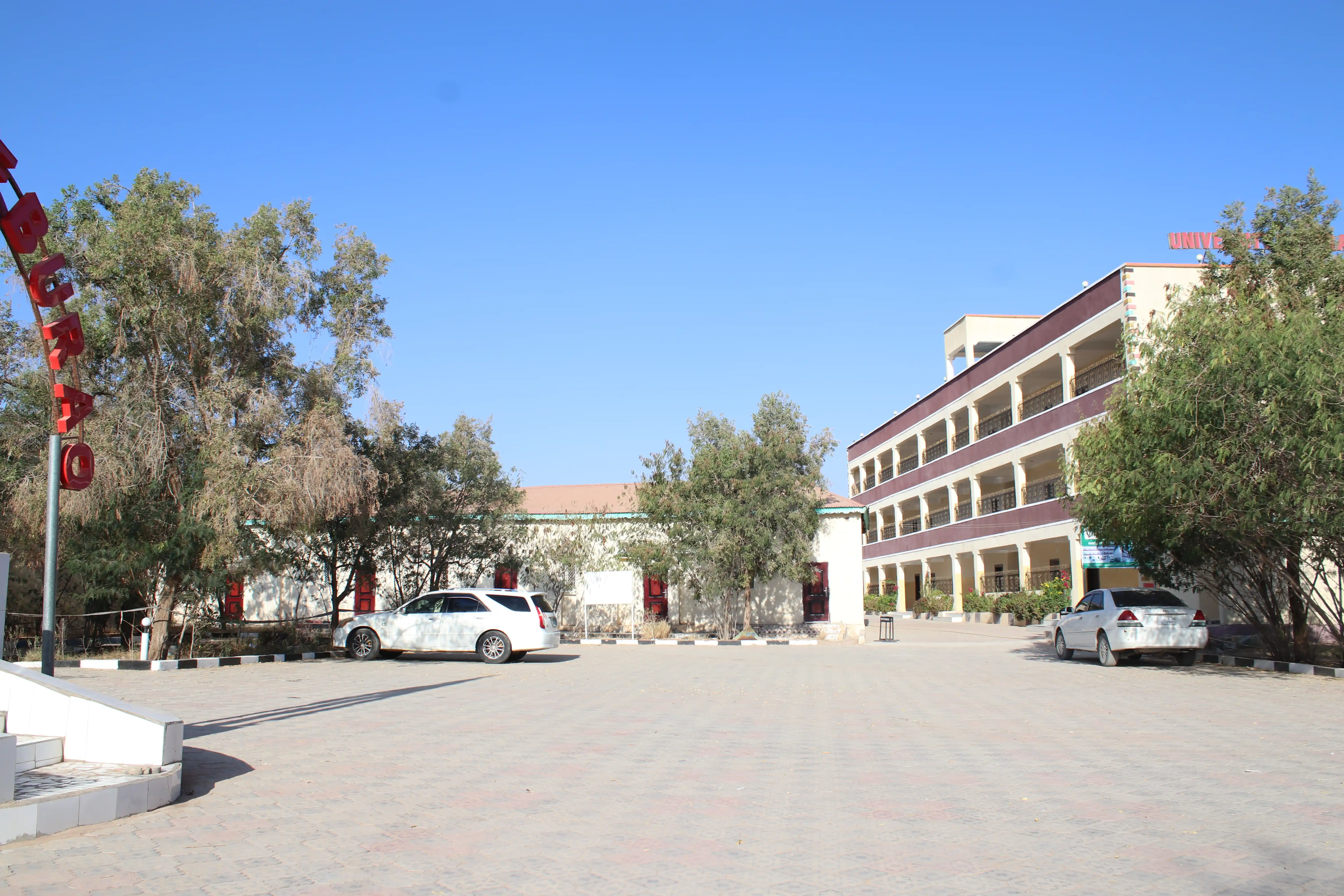 Campus classroom with students